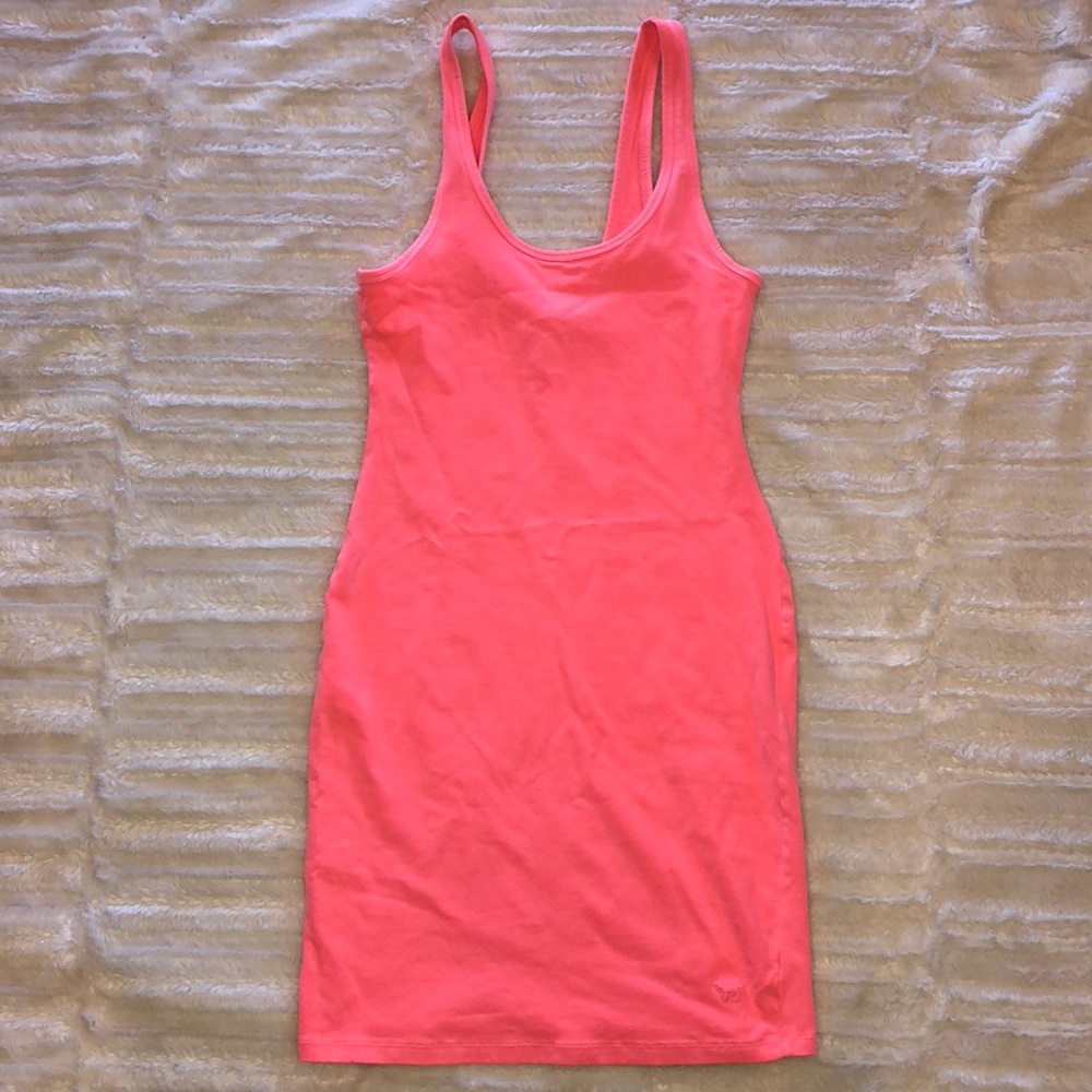 PINK neon pink body on dress
